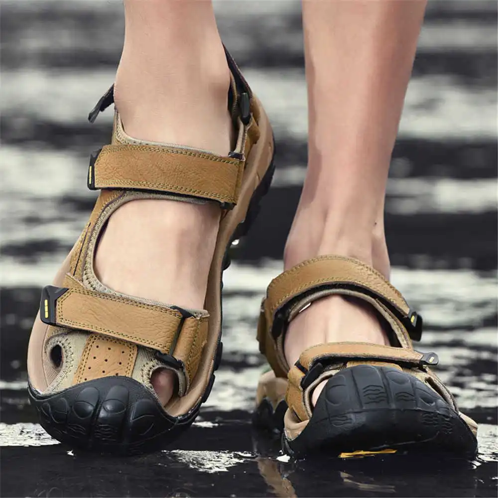 Aquatic Sports Teams - Number 44 Natural Cowhide Water Slippers