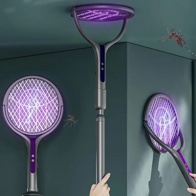 Rotating Head Bug Zapper Racke - Head Racket Boom recension och pris